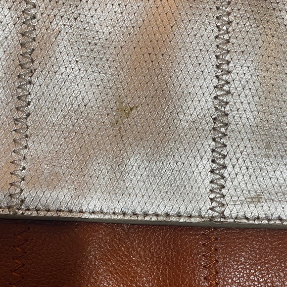 Foley + Corinna Silver and Tan Crossbody Bag - Picture 3 of 5